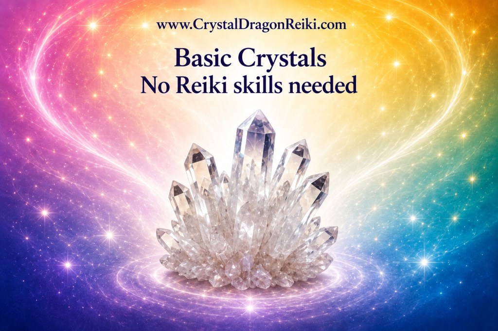 Basic Crystals course – choosing, cleansing and working with crystals