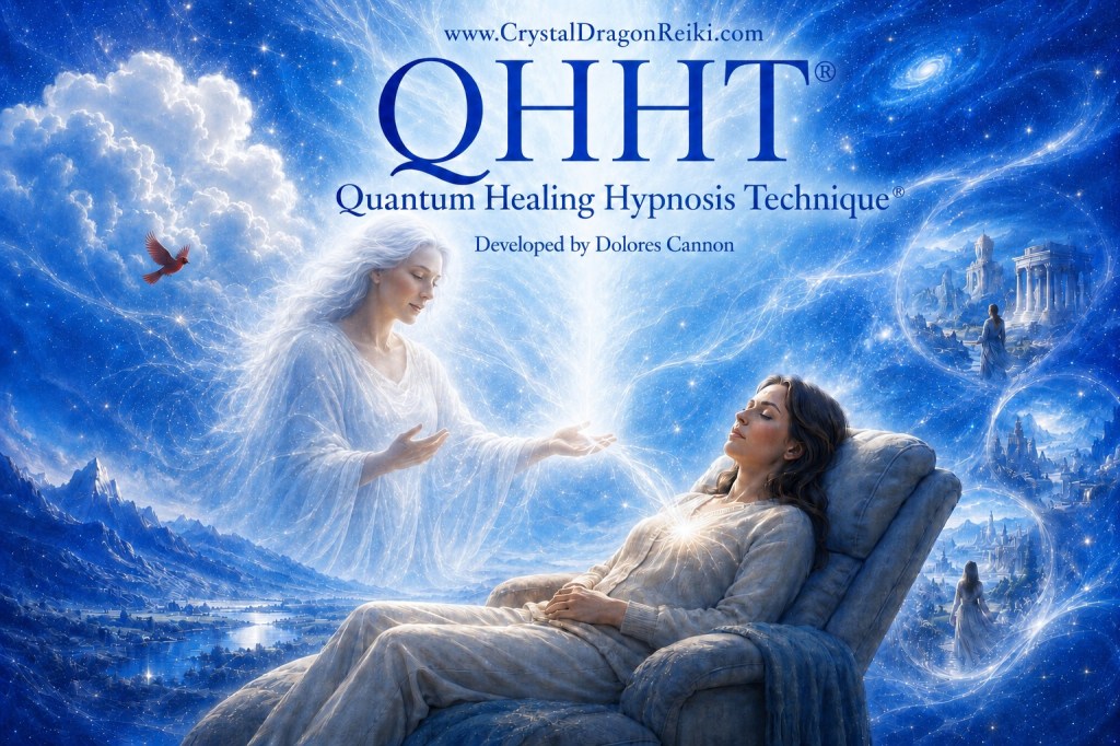 Quantum Healing Hypnosis Technique session connecting with the Higher Self